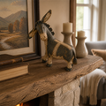 🫏✝️ Faithful Donkey Keepsake – Rustic Christian Home Décor & Meaningful Gift