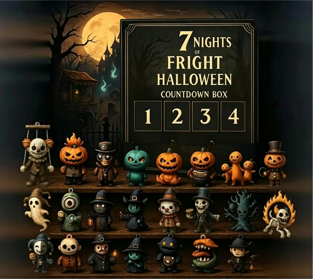 🎃2026 Halloween Countdown Advent Calendar Gift Box - 31 Nights of Fright Blindbags Surprise Set👻