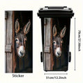 🫏 Donkey Painting Trash Can Sticker