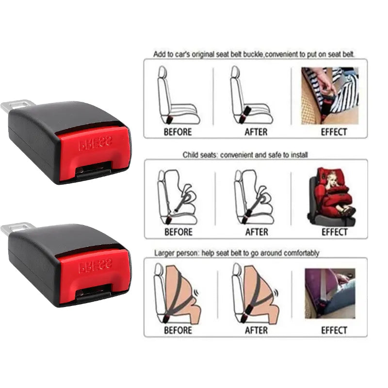 🎉Car Belt Buckle Extension Seat Belt Clips