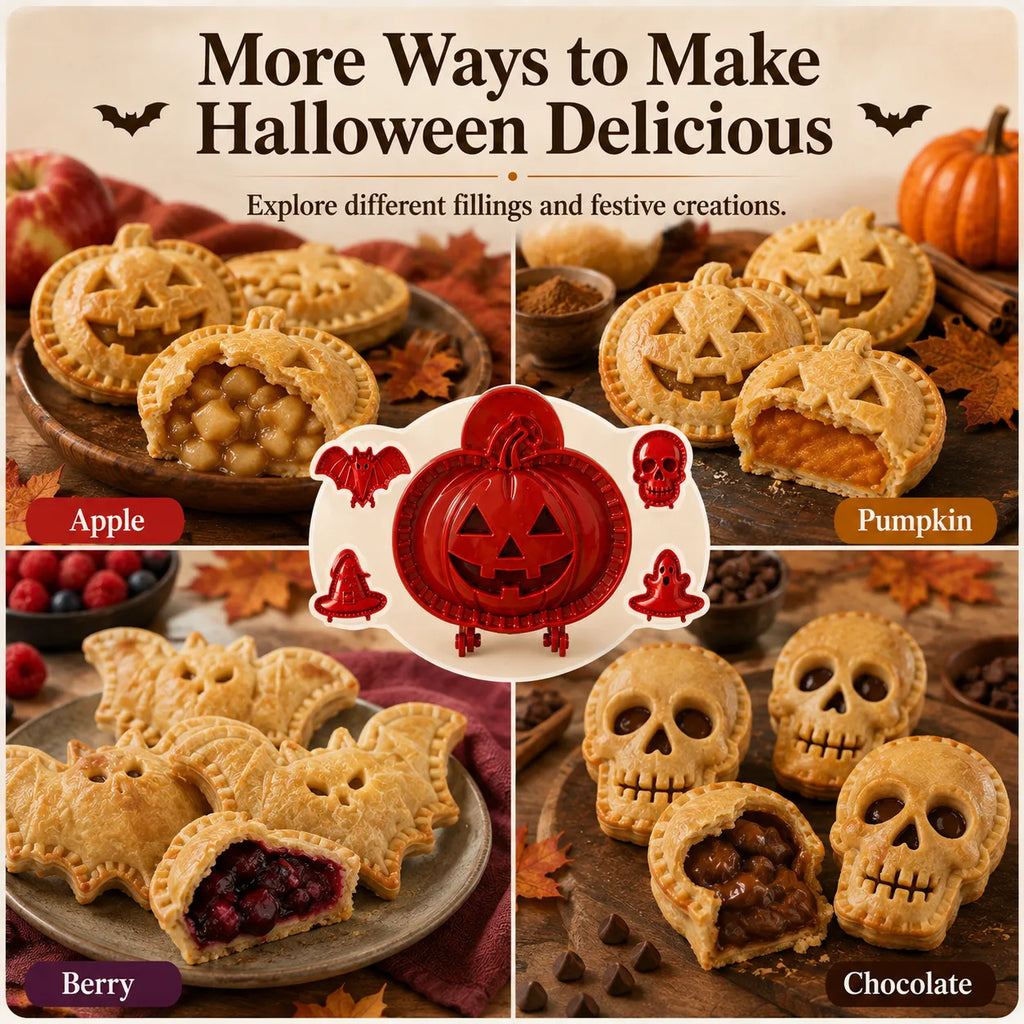 🎃 8-Piece Halloween Mini Hand Pie Mold Set✈️