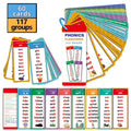 🎁🔥Phonics Word Cards 117 Sound Groups 900+ Rhyming Words Preschool English Discovery Joy