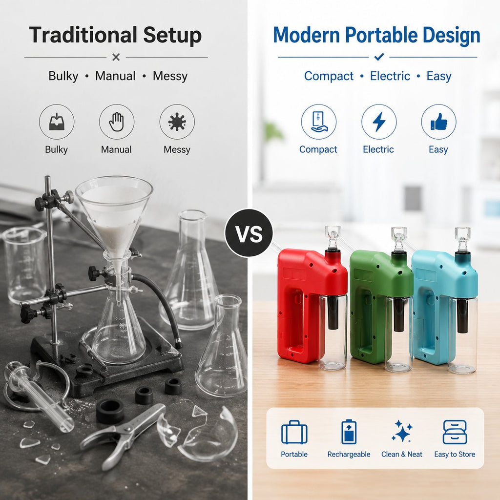 ⚡ LAST DAY 50% OFF – Portable Handheld Electric Filtration Device | Compact Glass Chamber Design with Electric-Assisted Operation & 6 Color Options ✨